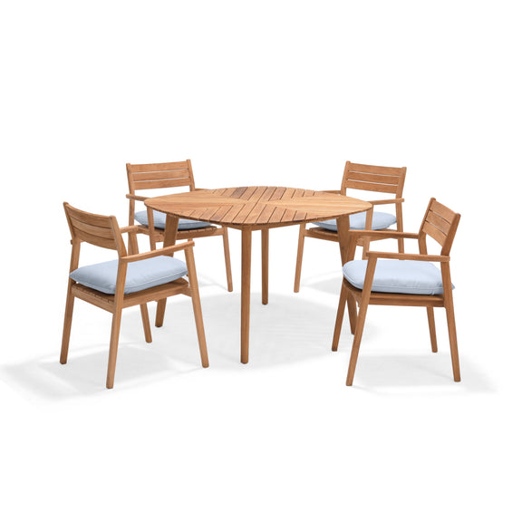 Wooden outdoor table
