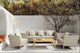 Panther Outdoor Patio Wicker and FSC Wood Seating Set
