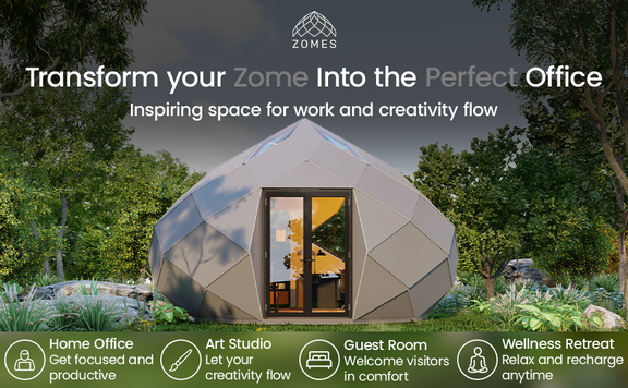 home office tent Zome Office