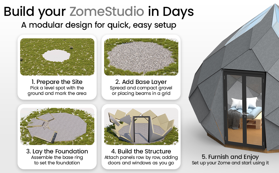 Patio Elegance Zomes Studio