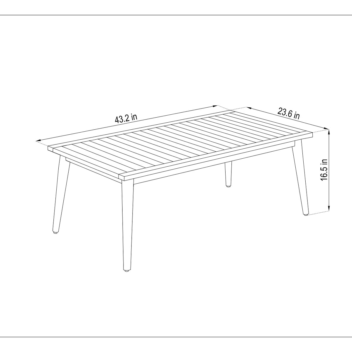 Panther Outdoor Patio Wicker and FSC Wood Seating Set