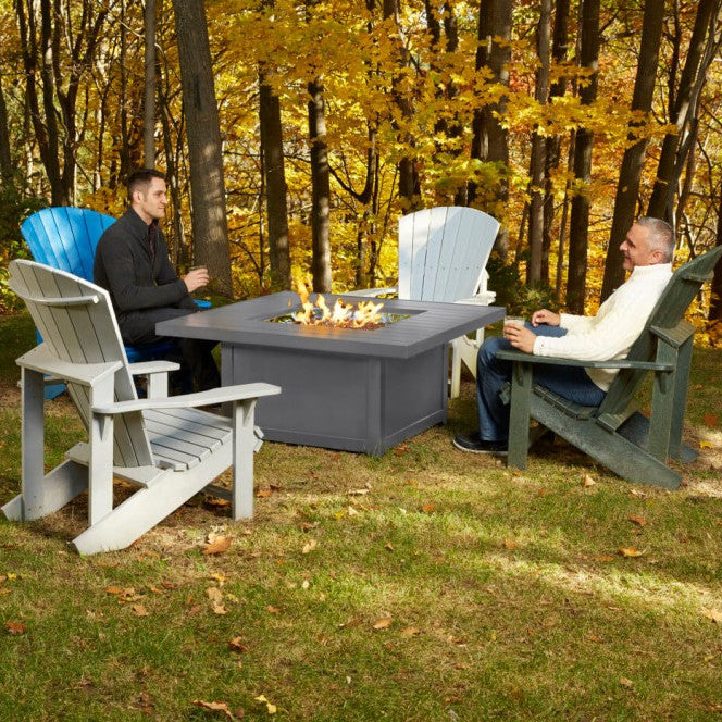 Patio Elegance Hamptons Square Patioflame® Table – Fire Table - Patio Elegance