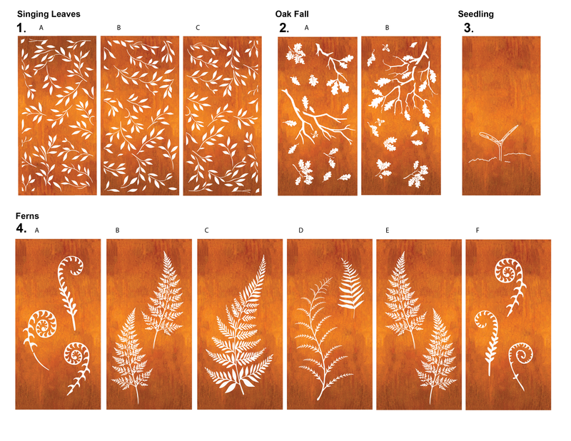 Outdoor Metal Privacy Screen Panels (60” & 72”) | Heavy-Duty Steel for Patio & Fence