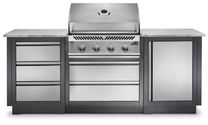 Patio Elegance OASIS™ 100 Outdoor Kitchen with Built-in 500 Series 32" Gas Grill