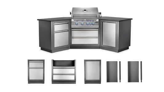 Patio Elegance OASIS™ 200 Outdoor Kitchen with Built-in 700 Series 32" Gas Grill