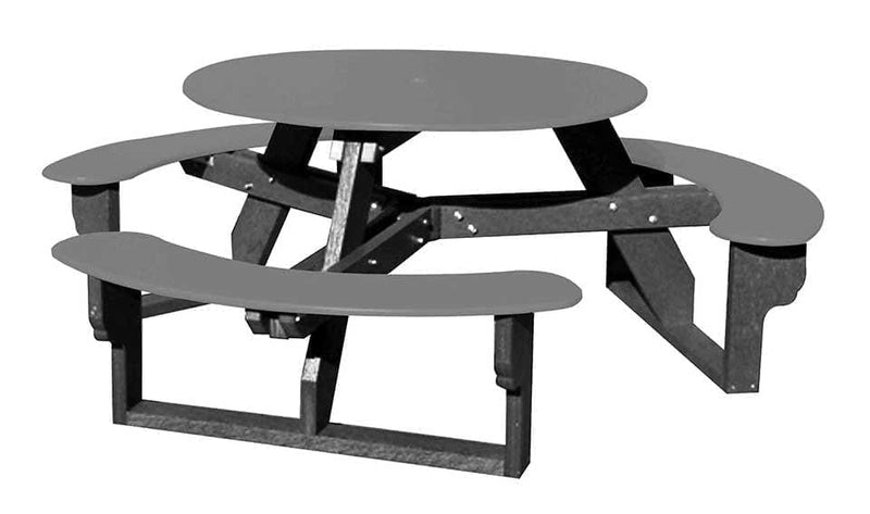 Open Round Table – Versatile & Customizable Outdoor Seating - Patio Elegance