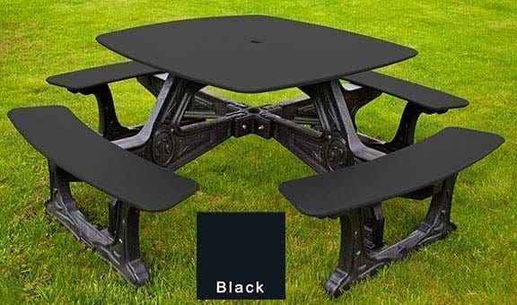 Bistro Outdoor Dining Table – 8 Seat, Recycled Plastic