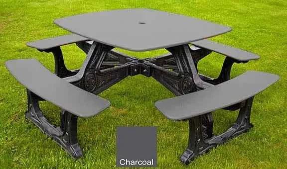 Bistro Outdoor Dining Table – 8 Seat, Recycled Plastic