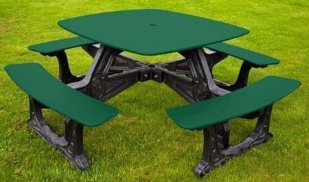 Bistro Outdoor Dining Table – 8 Seat, Recycled Plastic