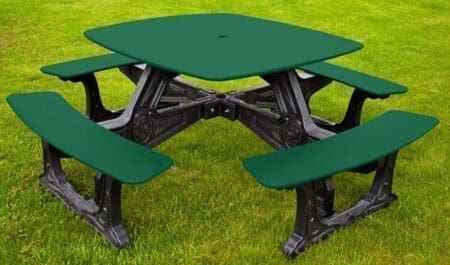 Bistro Outdoor Dining Table – 8 Seat, Recycled Plastic