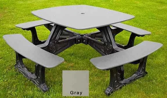 Bistro Outdoor Dining Table – 8 Seat, Recycled Plastic
