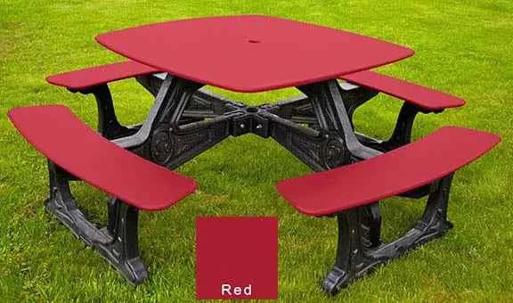Bistro Outdoor Dining Table – 8 Seat, Recycled Plastic