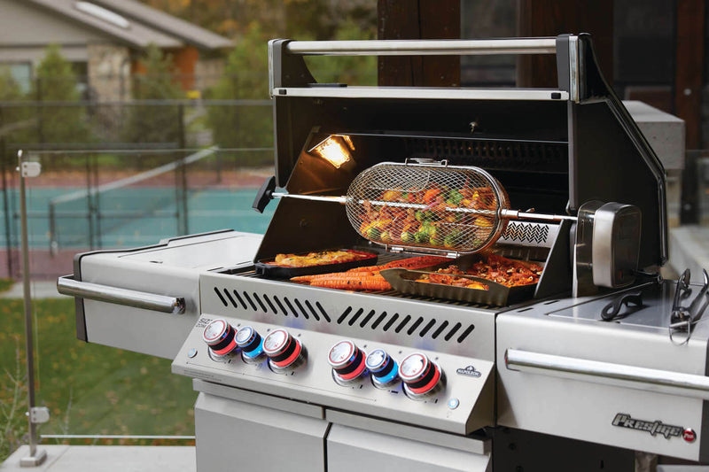 Patio Elegance Prestige PRO™ 500 RSIB Gas Grill with Infrared Side and Rear Burners - Patio Elegance