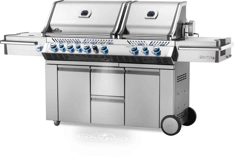 Patio Elegance Prestige PRO™ 825 RSBI Gas Grill with Power Side Burner and Infrared Rear & Bottom Burners