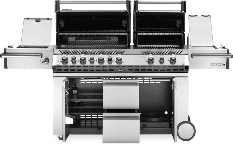 Patio Elegance Prestige PRO™ 825 RSBI Gas Grill with Power Side Burner and Infrared Rear & Bottom Burners