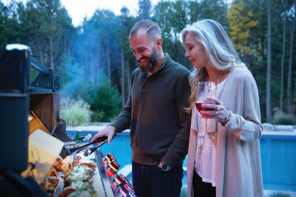 Patio Elegance Prestige PRO™ 825 RSBI Gas Grill with Power Side Burner and Infrared Rear & Bottom Burners