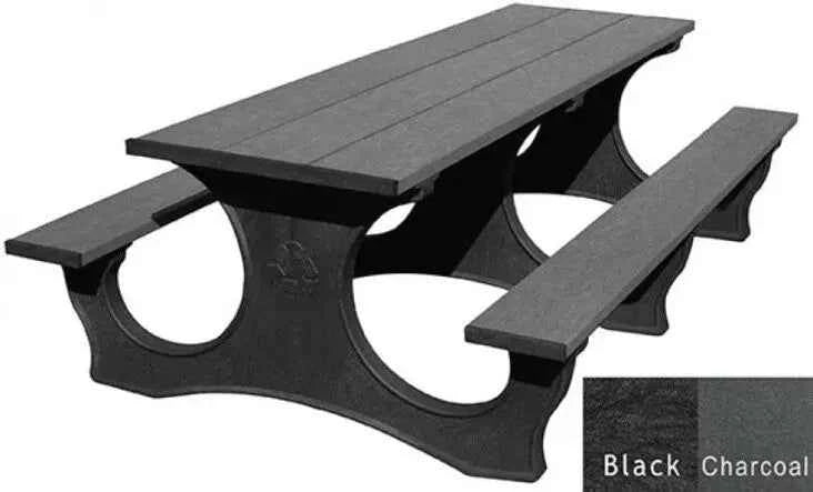Polly Tuff Easy Access 8 Ft Picnic Table – Durable, ADA-Friendly Outdoor Seating