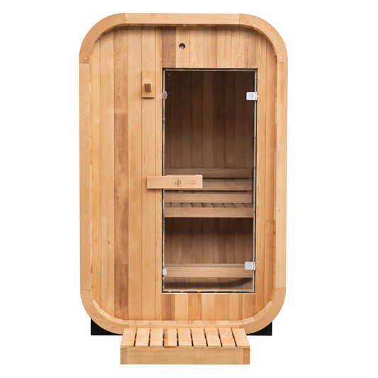 Duo Outdoor Sauna – 2 Person with Harvia KIP 8kW