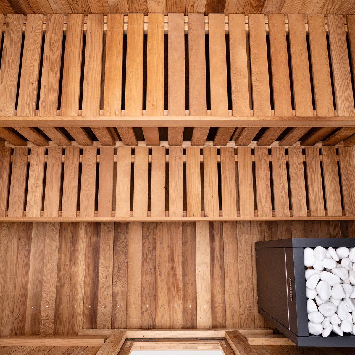 Summit Outdoor Sauna - 6 Person w/ Harvia Spirit Wi-Fi 8kW Heater