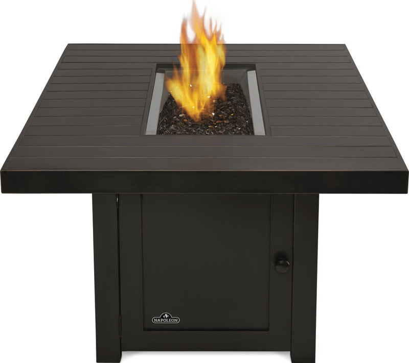 Patio Elegance St. Tropez Rectangle Patioflame® Table – Fire Table - Patio Elegance