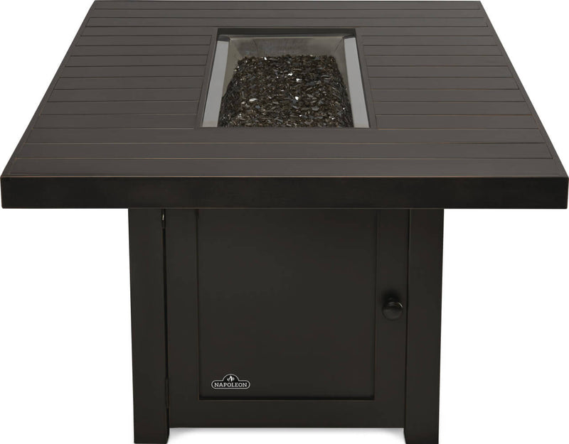Patio Elegance St. Tropez Rectangle Patioflame® Table – Fire Table - Patio Elegance
