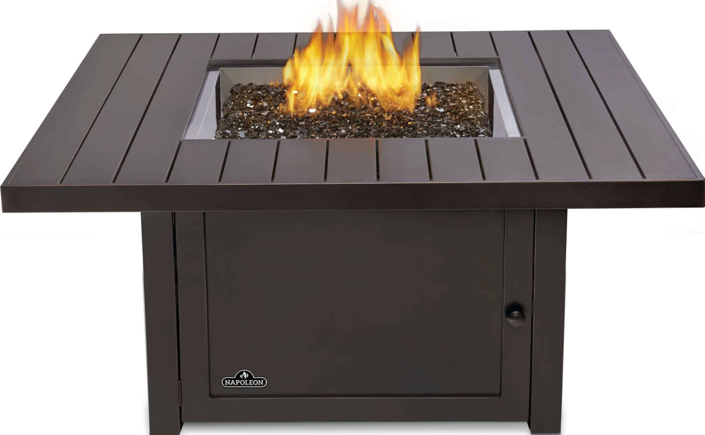 Patio Elegance St. Tropez Square Patioflame® Table – Fire Table