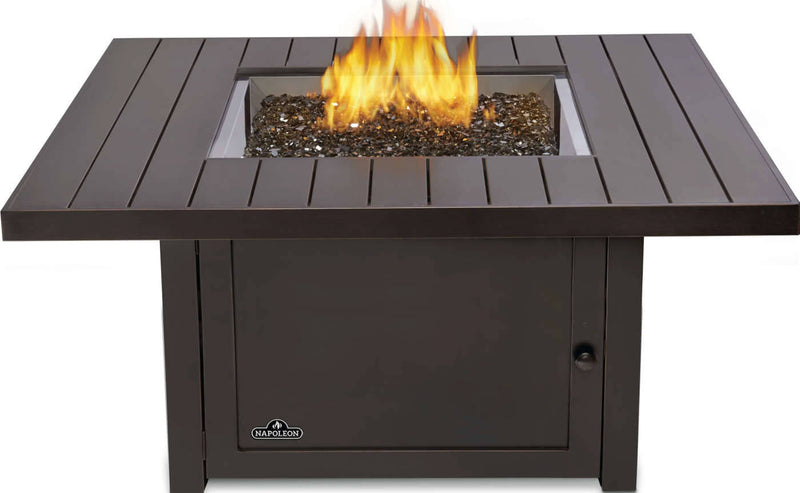 Patio Elegance St. Tropez Square Patioflame® Table – Fire Table - Patio Elegance
