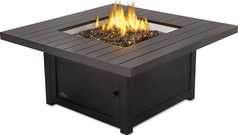 Patio Elegance St. Tropez Square Patioflame® Table – Fire Table - Patio Elegance