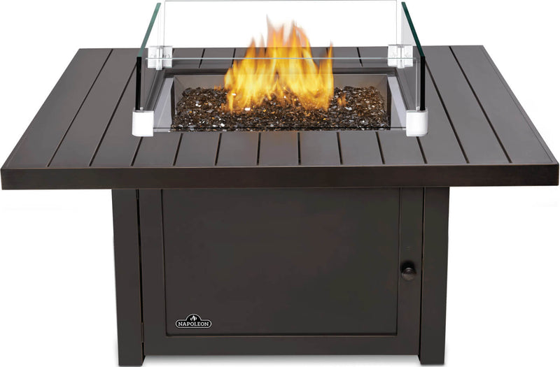 Patio Elegance St. Tropez Square Patioflame® Table – Fire Table - Patio Elegance