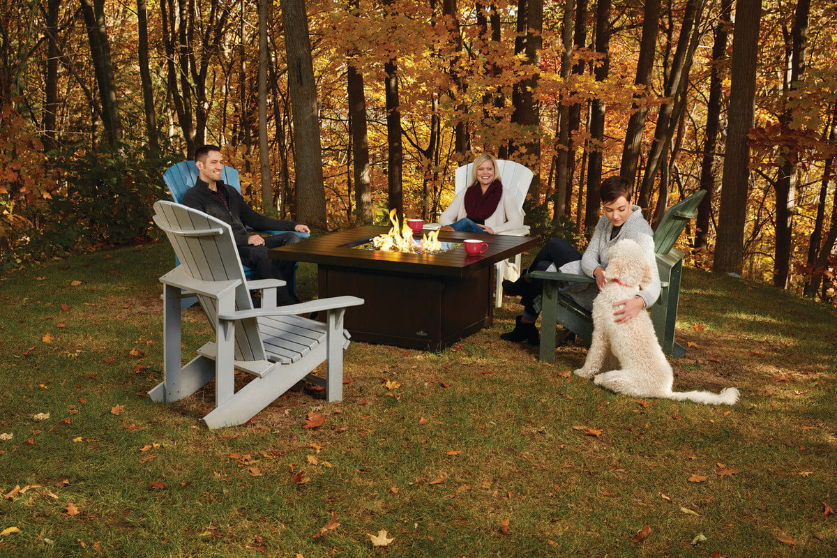 Patio Elegance St. Tropez Square Patioflame® Table – Fire Table