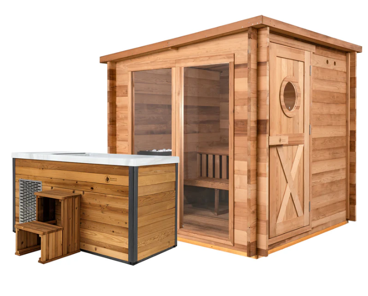 Garden Outdoor Sauna x Denali Cold Plunge