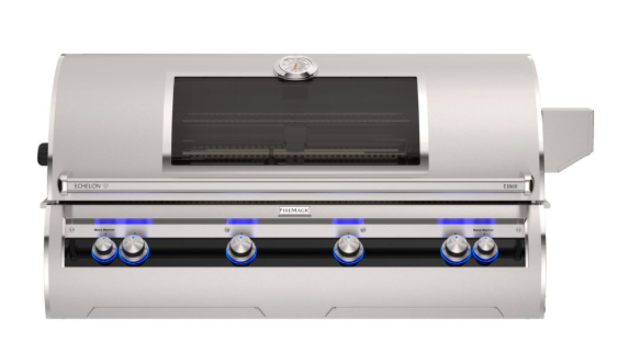 Stainless steel grill with digital 