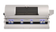 Stainless steel grill with digital 