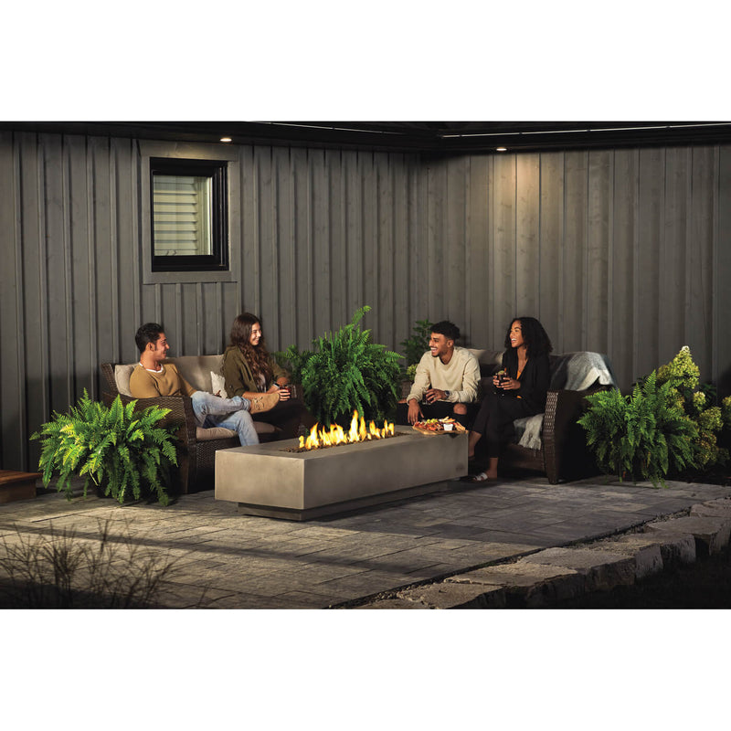 Patio Elegance Nexus 72-Inch Patioflame® Table – Fire Table - Patio Elegance