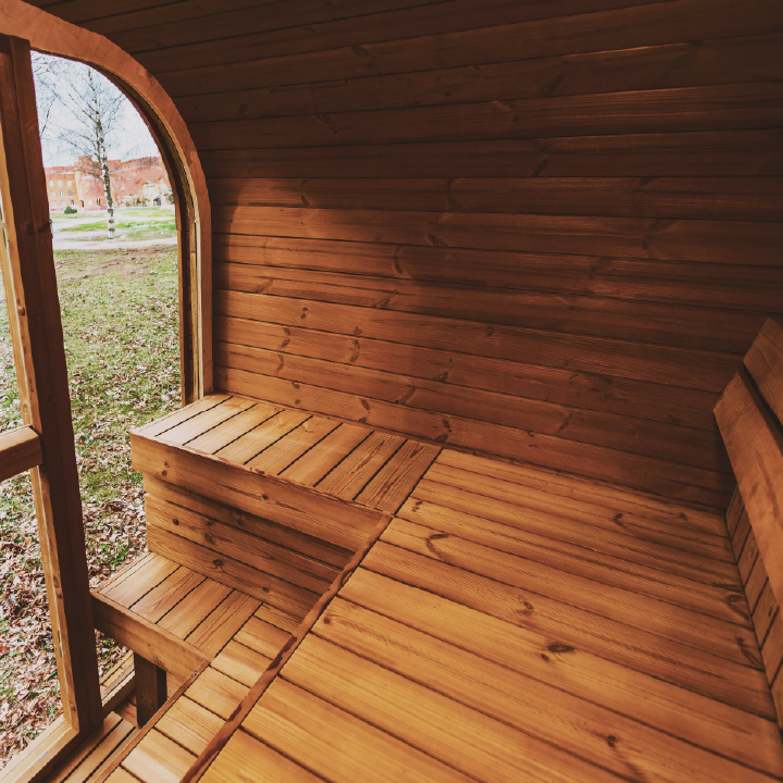 Patio Elegance MW12 – ThermoWood® Outdoor Sauna