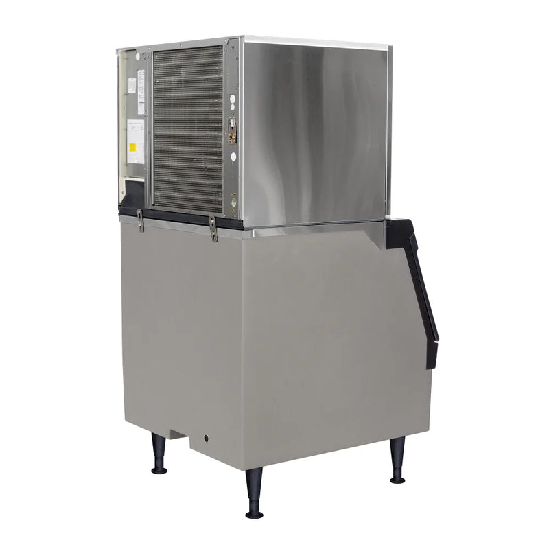 Scotsman Prodigy ELITE® ice cube machine and bin stainless steel exterior